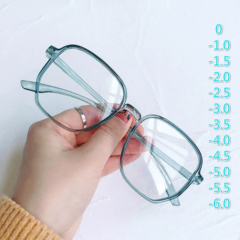 New Fashion Classic Popularity Reading Glasses Women Anti-Blu-ray Oversized Irregular Polygon  Frame Art Eyeglasses 0 To - 6.0