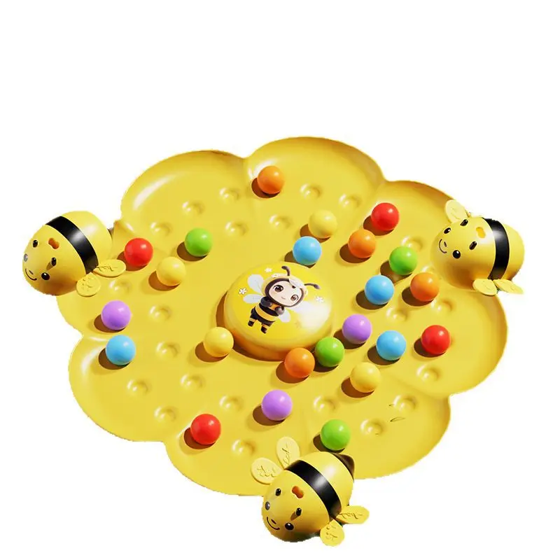 type of honey collection magnetic toys for education, parent-child interactive multiplayer fishing magnetic tabletop game toys