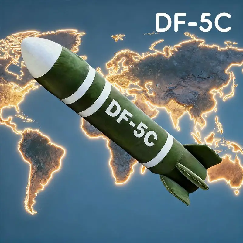 Bread Plush Kawaii Throw Pillows Dongfeng 5C Strategic Intercontinental Missile Pillow Sleeping Long Pillow Girl Birthday Gift