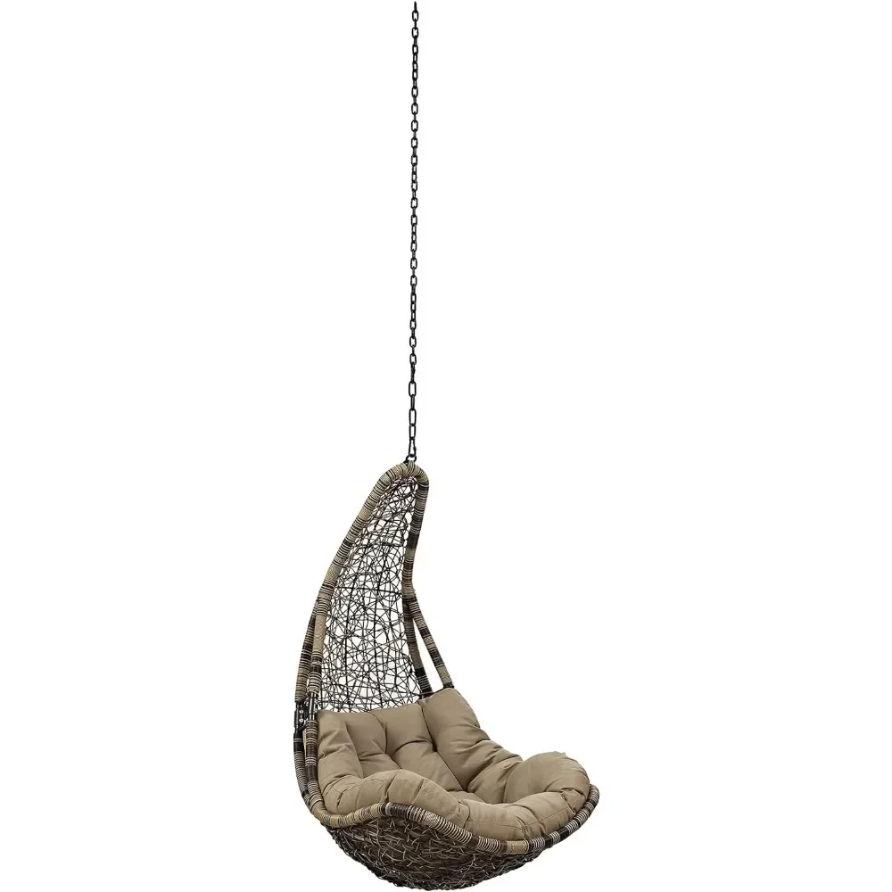 

Outdoor Brackless Swing Chair Black Mocha