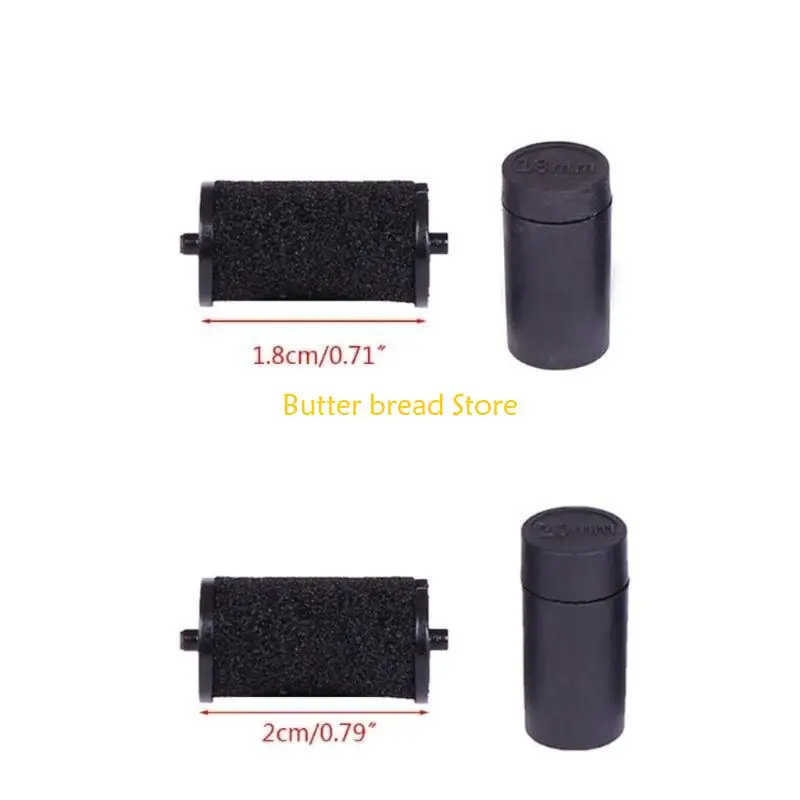 W89C 5PCS Universal Harga Double Price Label Tag Maker Labeller Mesin Coding Mesin Roller Black