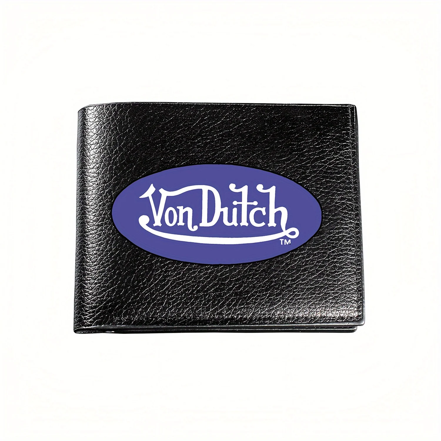 

Von Dutch Logo Stylish Wallet: Business Mens Casual Elegant Simple Practical Quality Wallet Stylish Printing Graphic Creative Ch