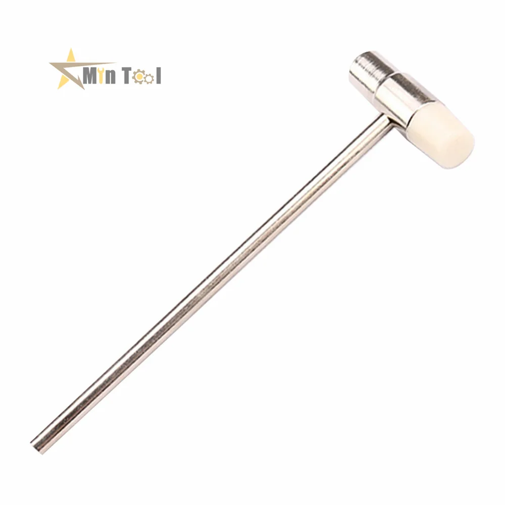 Hammer Metal Soft And Hard Dual-Purpose Hammer With Rubber Head Clock Maintenance Han Tool for Watch Repair Tool