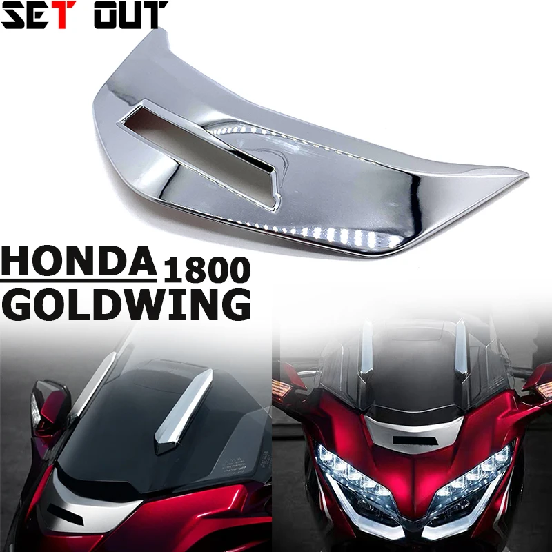 

Для HONDA Goldwing 1800 F6B GL1800 2018-2020 GL1800 F6B 18-20 аксессуары для мотоциклов декоративный хромированный передний обтекатель