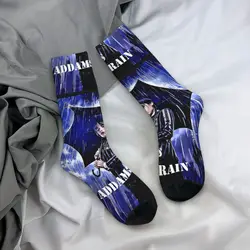 Wednesday Addams Stockings Women Famous Anime Socks Soft Breathable Modern Sock Winter Outdoor Anti Bacterial Graphic Socks Gift