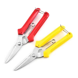 Garden Pruning Shears Stainless Steel , Handheld Scissors Heavy Duty Garden Bypass Pruning Shears