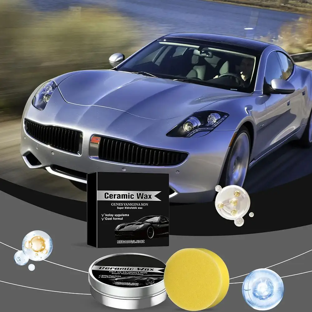 Car Protection Wax Auto Crystal Sealing Glaze Paint Surface Polishing Dustproof Paint Refurbishment Wax Coating Car V3N1