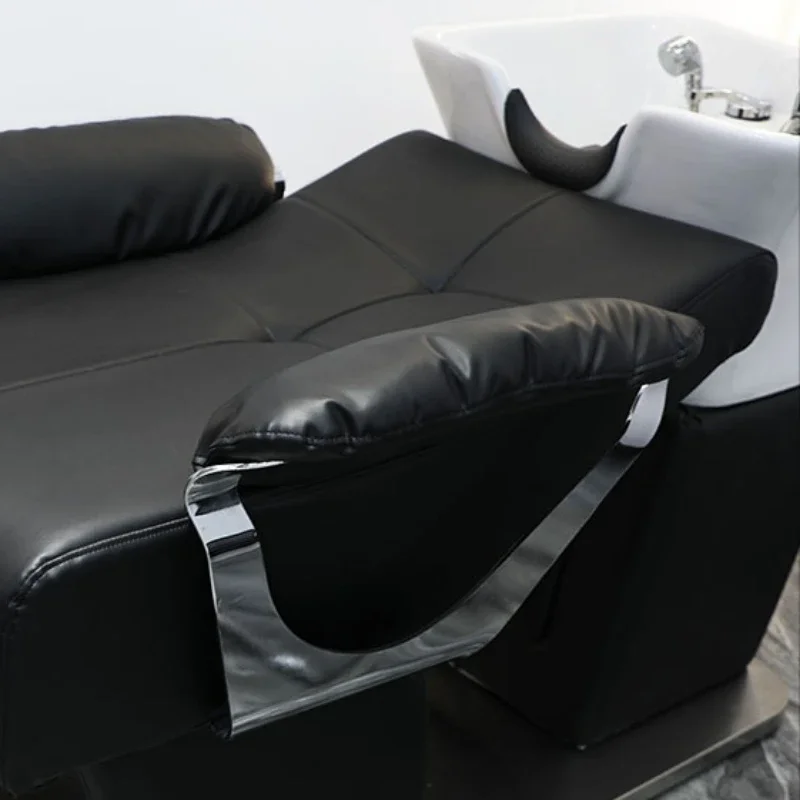 Luxury Beauty Salon Comfort Shampoo Chairs Lounge Move Makeup Folding Shampoo Chairs Ergonomics Silla Peluqueria Furniture