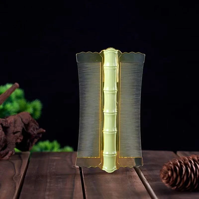 1pc Scalp Exfoliating Fine Comb - Double-sided Fine Tooth Dandruff Brush, Pet Cat and Dog Insect Catching Comb, Deep Cleaning