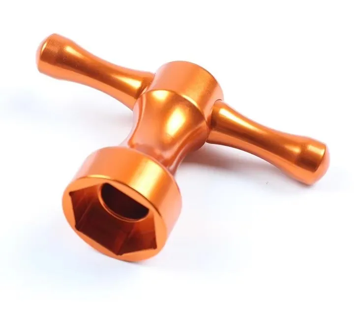 CNC-bearbeiteter Radschlüssel aus Aluminiumlegierung, passend für ROFUN BAJA 5B 5T 5SC 24 mm