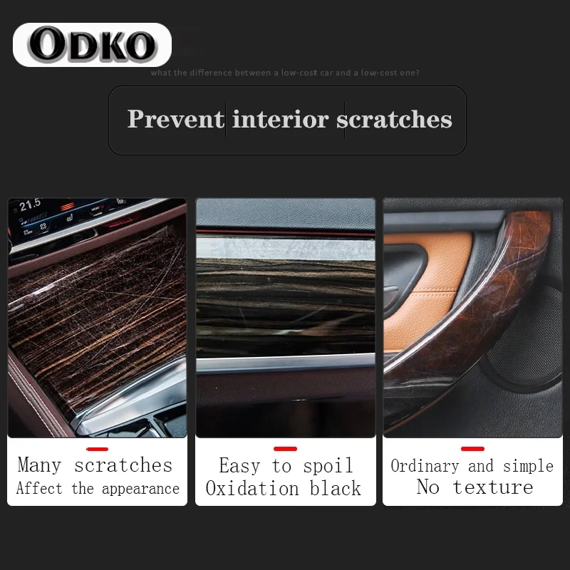 Car Interior Center Console Transparent TPU Protective Film Anti-Scratch Repair Film Accessories Refit  For Audi A5 S5 2021