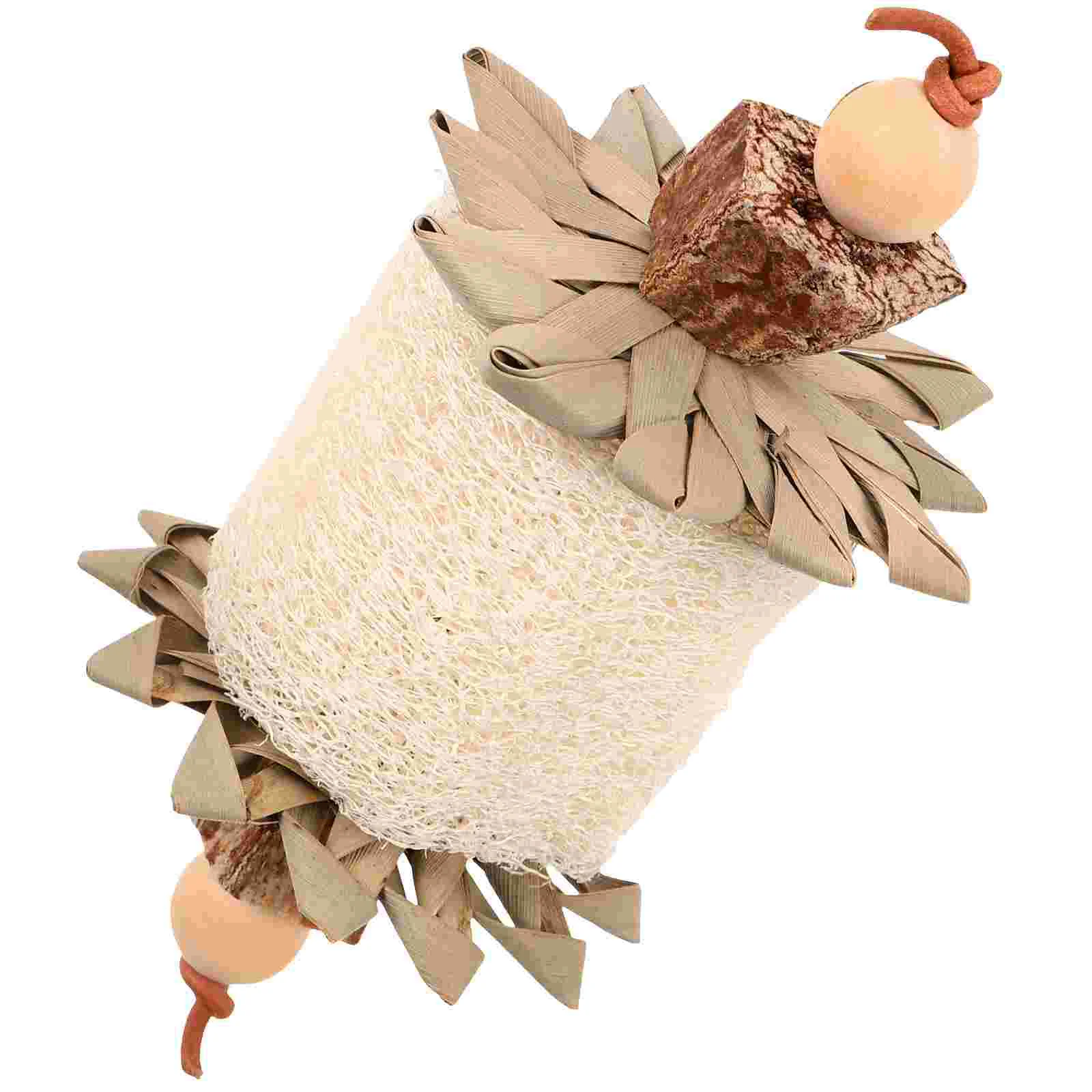 Parrot Chewing Toy Grinding Loofah Toy Birds Biting Bird Molar Birdcage Pendant Parrot Bird Beak Grinding Conure Toys Budgie