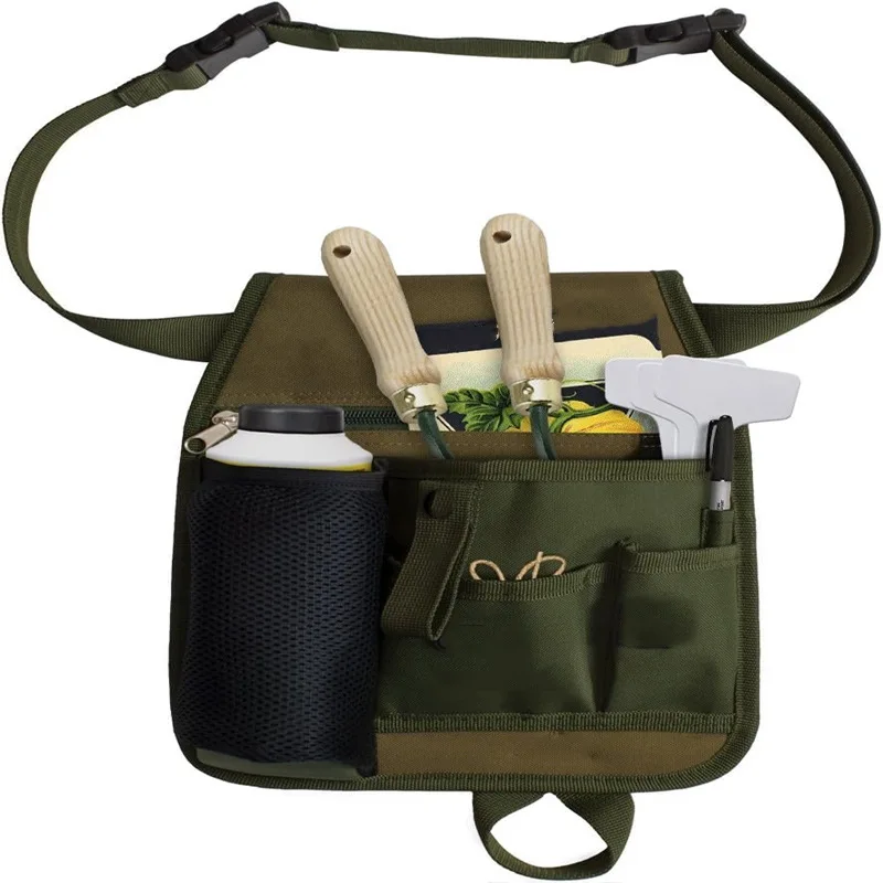Snap-on tool waist bag, multifunctional electrician repair wear-resistant Oxford cloth storage adjustable hardware waist pouch