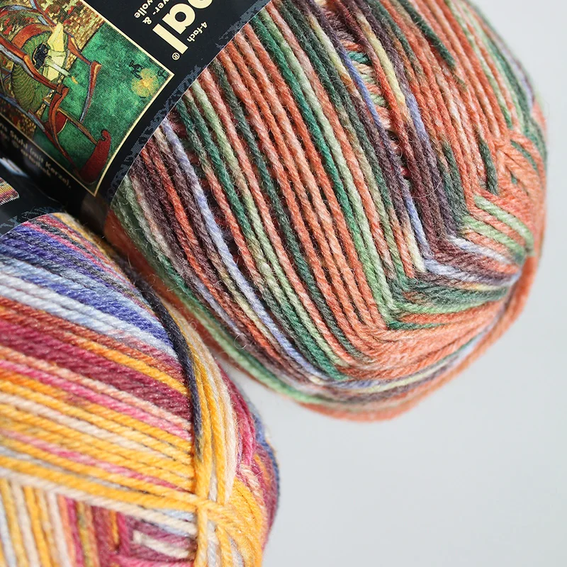 1*100g ball Opal Vincent Van Gogh  75% wool, 25% polyamide/ Nylon  socks knitting yarn