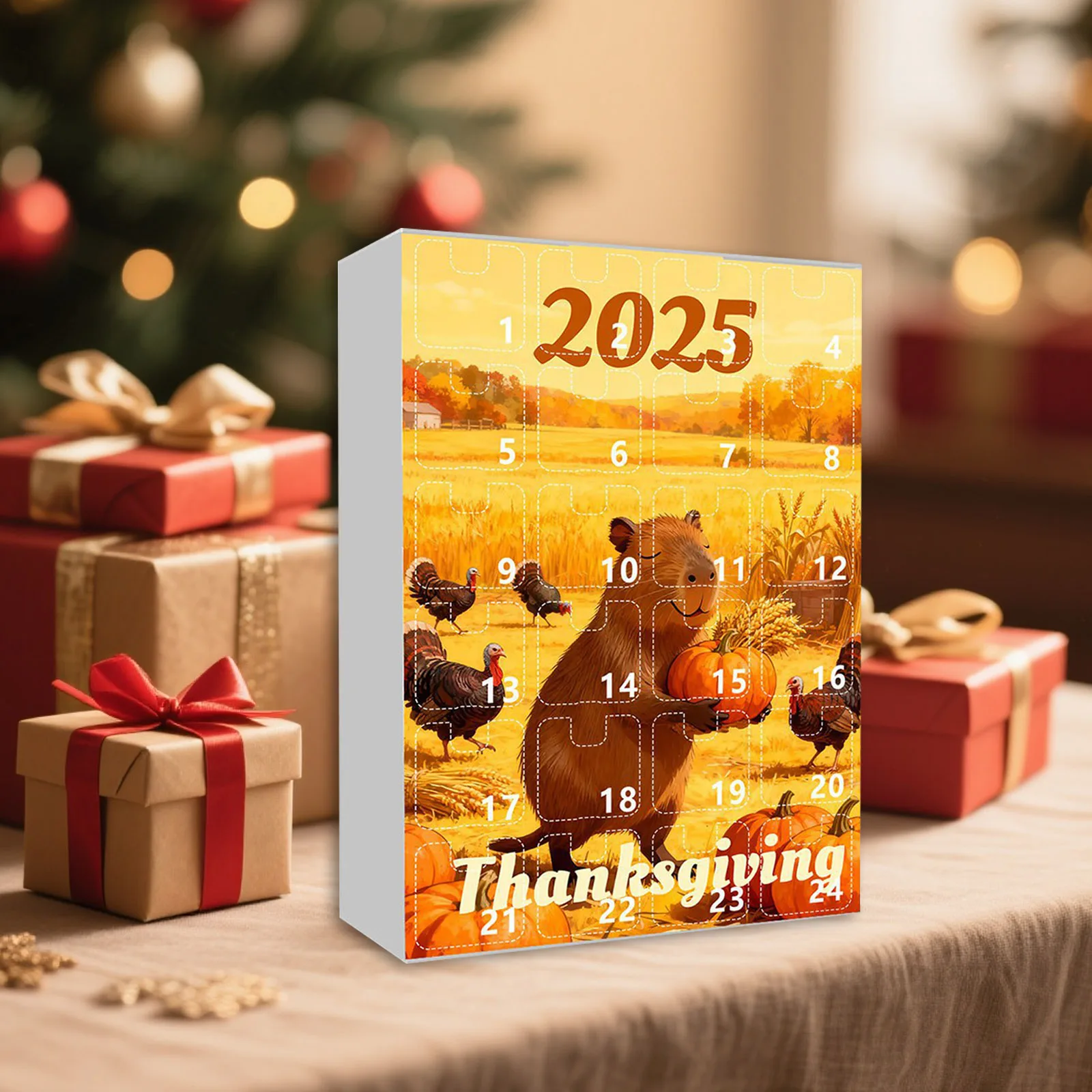 مؤقت اللعبة للأطفال تقويم القدوم تشريح عيد الميلاد العد التنازلي قلادة تحتوي على 24 المعلقات الاكريليك ساعات دش مناسبة #5