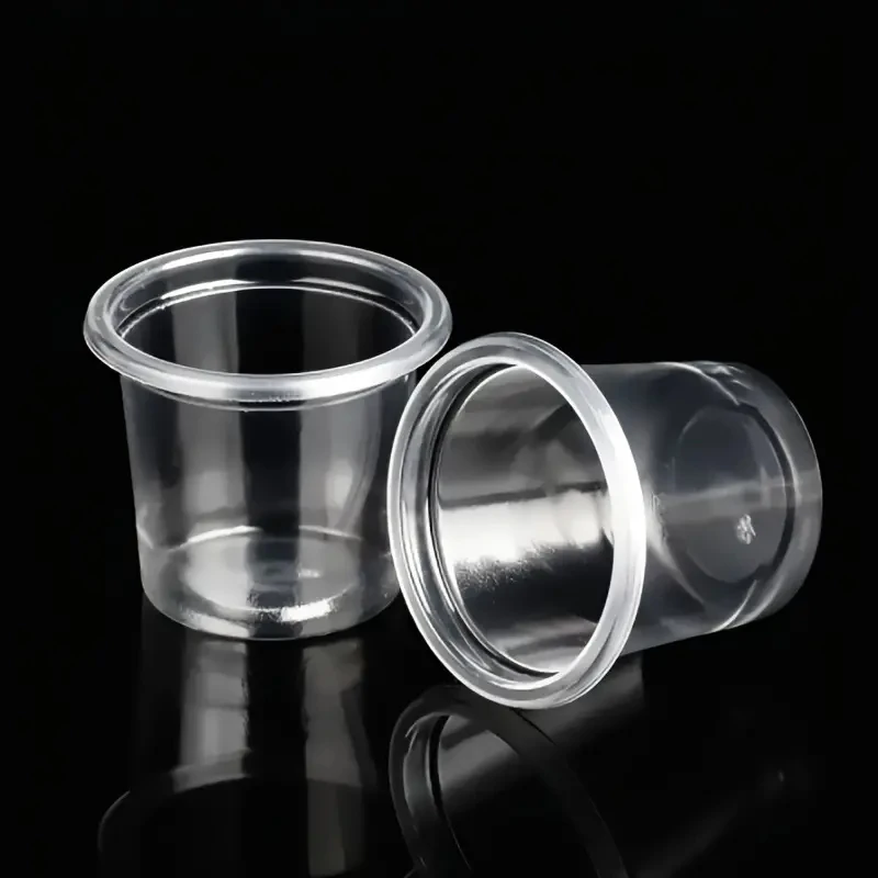 

100/300PCS 20ML Disposable Tasting Cups, Tattoo Ink Cups Caps, Pigment Caps Microblading Ink Cups For Tattoo Pigment Ink Tattoo