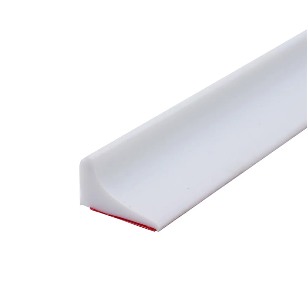 Bathroom Retention Water Barrier Strip Rubber Silicone Shower Barrier Water Stopper Kitchen Dry And Wet Separation Seal Strip