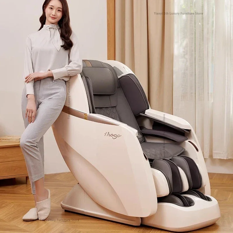 Camas de Masaje Eléctricas Inteligentes, Silla de Masaje Ergonómica para Relajación de Cuerpo Completo, Sofá Moderno para Salón, Silla de Masaje FYTB