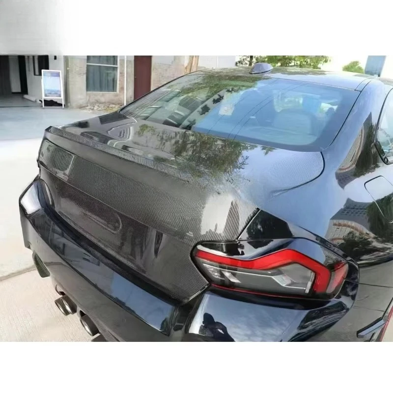 High Quality CSL Design Dry Carbon Fiber Rear Trunk for M2 G87 2022+ Facelift Rear Trunk Lid Lightweight Rear Boot Lid