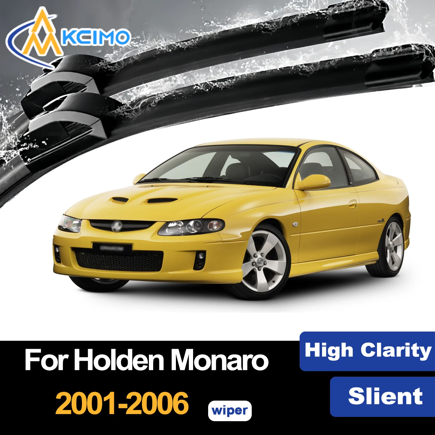 

Front Wiper Blades for Holden Monaro V2/VZ 2001-2006 2002 HSV Coupe Premium Car Windscreen Windshield Window Wiper Accessories