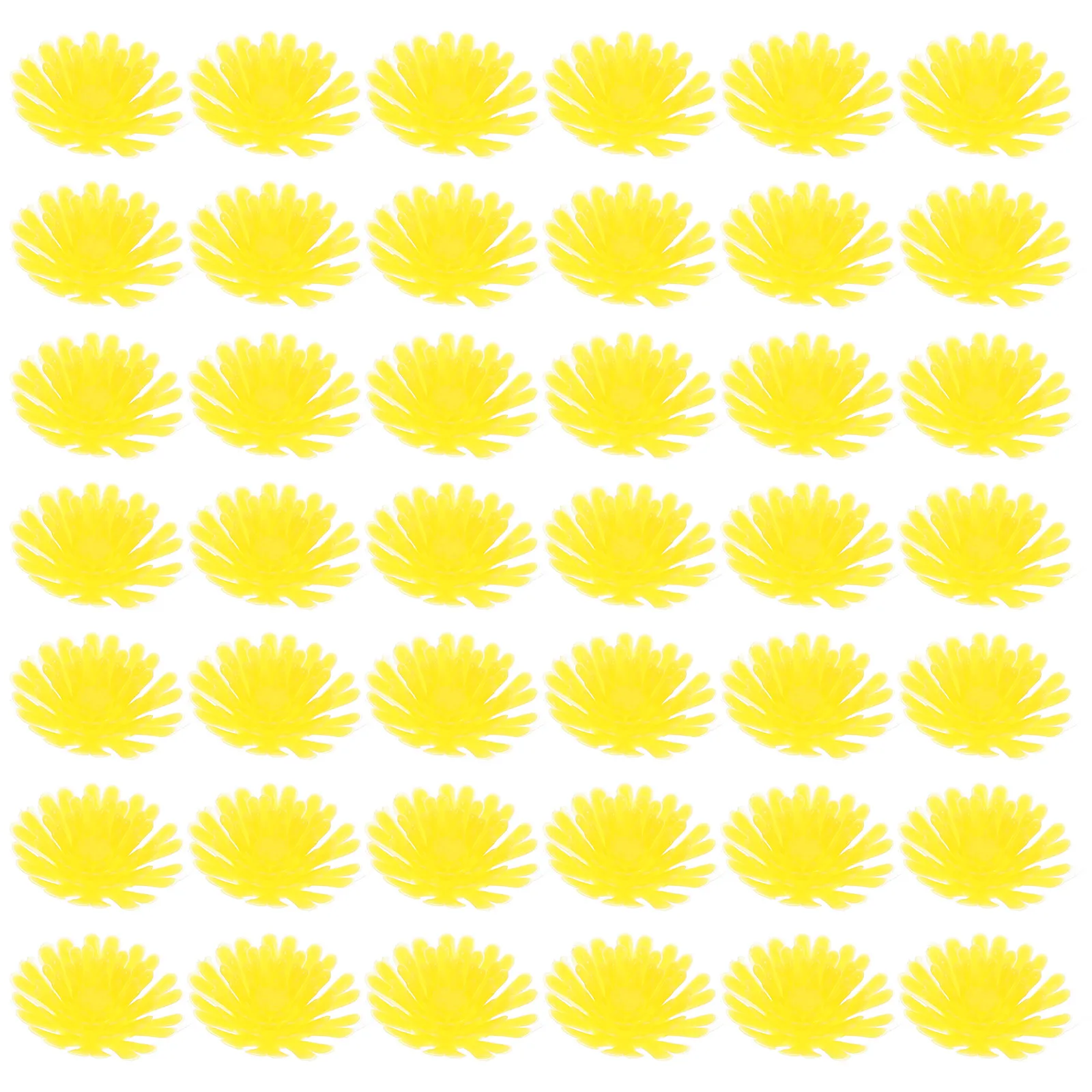 

200pcs Sushi Plate Flowers Sashimi Chrysanthemum Artificial Flower Ornaments Fake Decorations For Restaurant Japanese Small