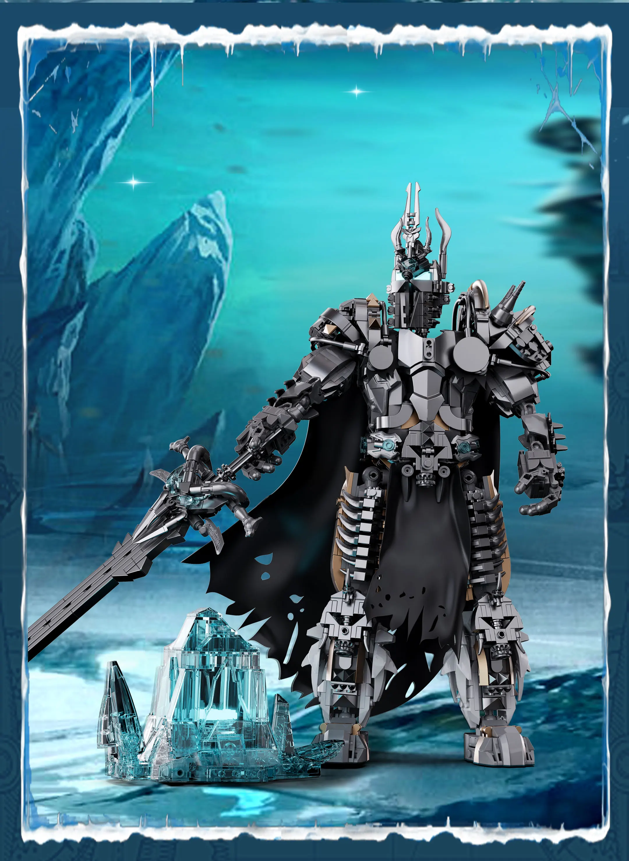 Magic Series Mech Warrior Model Building Blocks 1268pcs Assembled Collectible Boys Puzzle MOC Small Bricks Toys Birthday Gifts