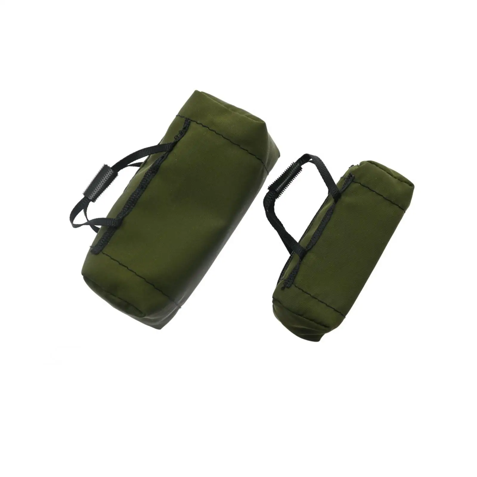 Simulation Roof Luggage Bags for 1/10 RC Crawler Car Accessories Cloth Decor with Luggage Net and Fuel Tank for DIY