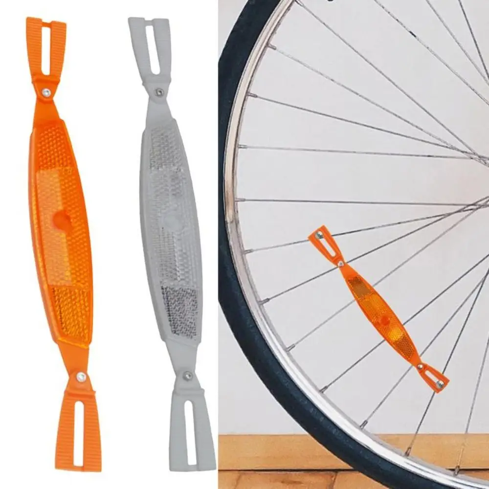 

1 Pair ABS Bike Spoke Reflectors Warning Bicycle Accessories Bicycle Wheel Reflectors Safety Light Cycling Reflector