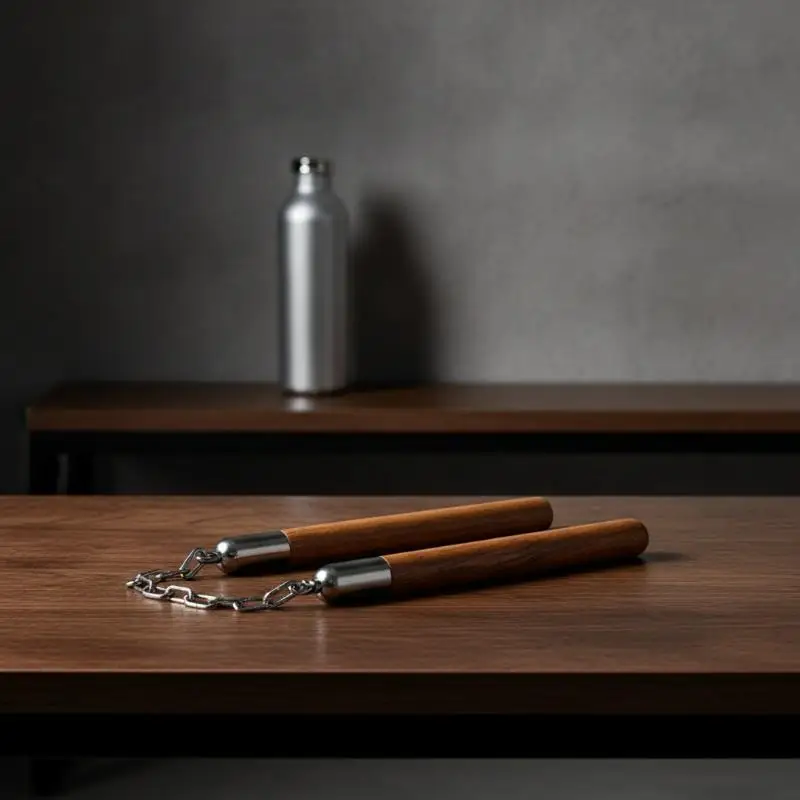 Edelstahl-Nunchaku-Drehverbindungskette, verschleißfest, für DIY-Kampfsport-Training, Ersatz-Zubehör – Detail 7