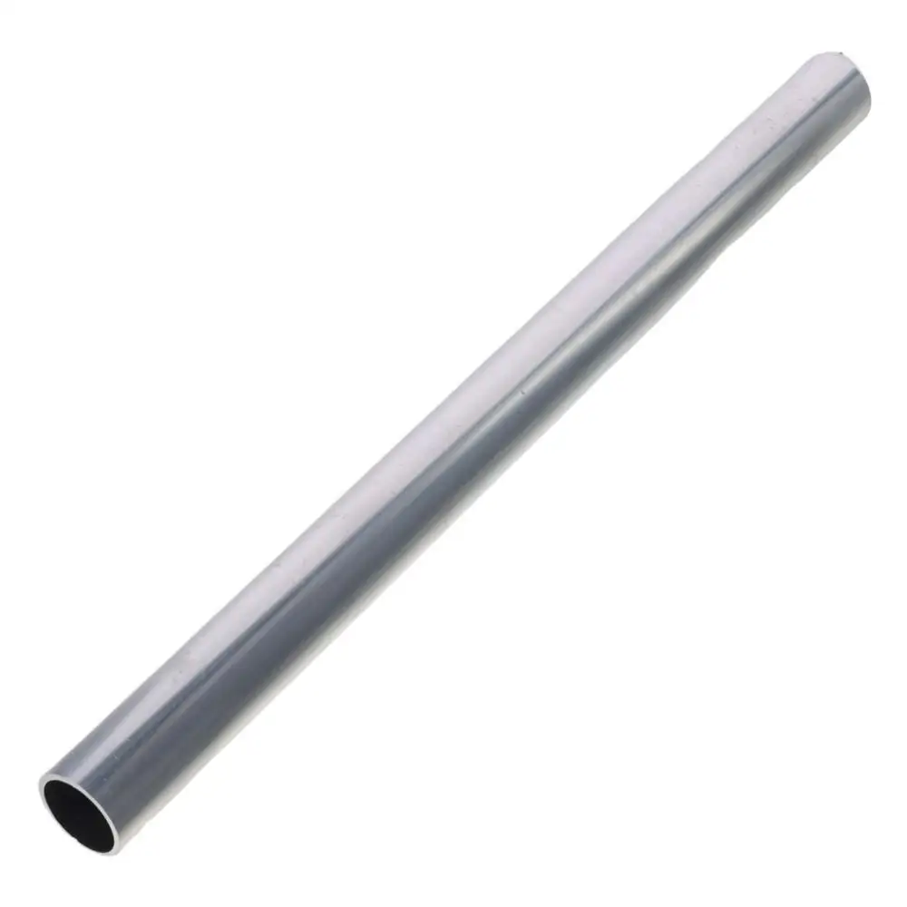 300mm Length Seamless Straight Tubing 22/28mm OD Silver Tone Pipe Duct Vessel Hollow Pipe Tubing Industrial Automotive Marine