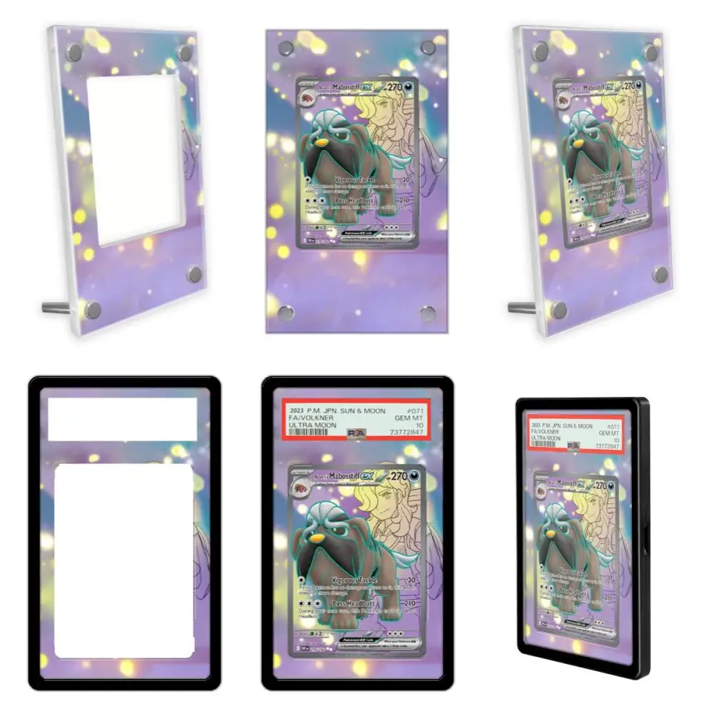 Карты-с-покемонами-дисплей-cobalion-mabosstiff-коллекция-аниме-игр-расширенные-художественные-подарки-самодельная-работа-акриловый-защитный-чехол-брелок-игрушки