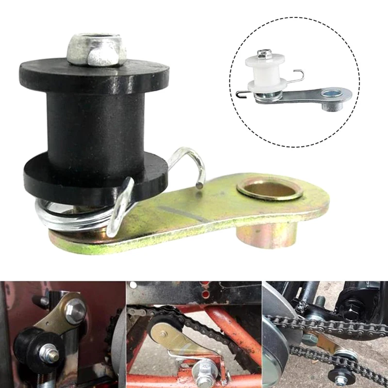 1 stücke hochwertige schwere Kette Rolls panner mit Feder 110cc 125cc 140cc Dirt Pit Mini Bike Moto Dirt Bike Zubehör