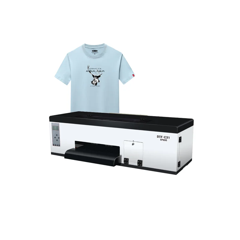2024 New Sublimation Dtf Printer 30mm 33mm Width T Shirt Printing Machine to Film White Ink Has Better Fluidity