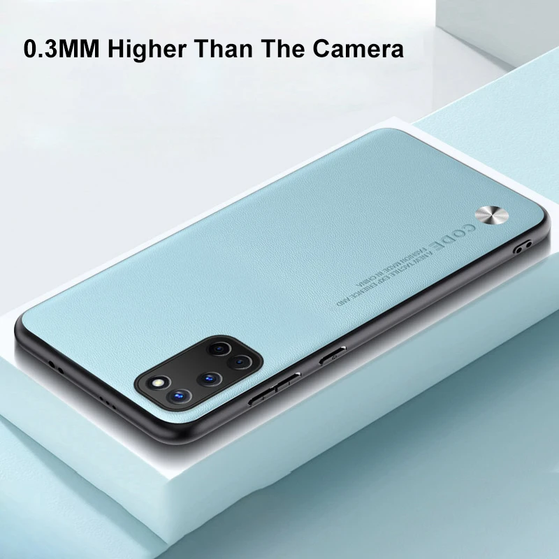 PU Leder Fall Für OPPO A52 A72 A92 K7X Zurück Abdeckung Silikon Voller Schutz Telefon Fall Für Realme 7 5G Q2 X7 Pro Ultra