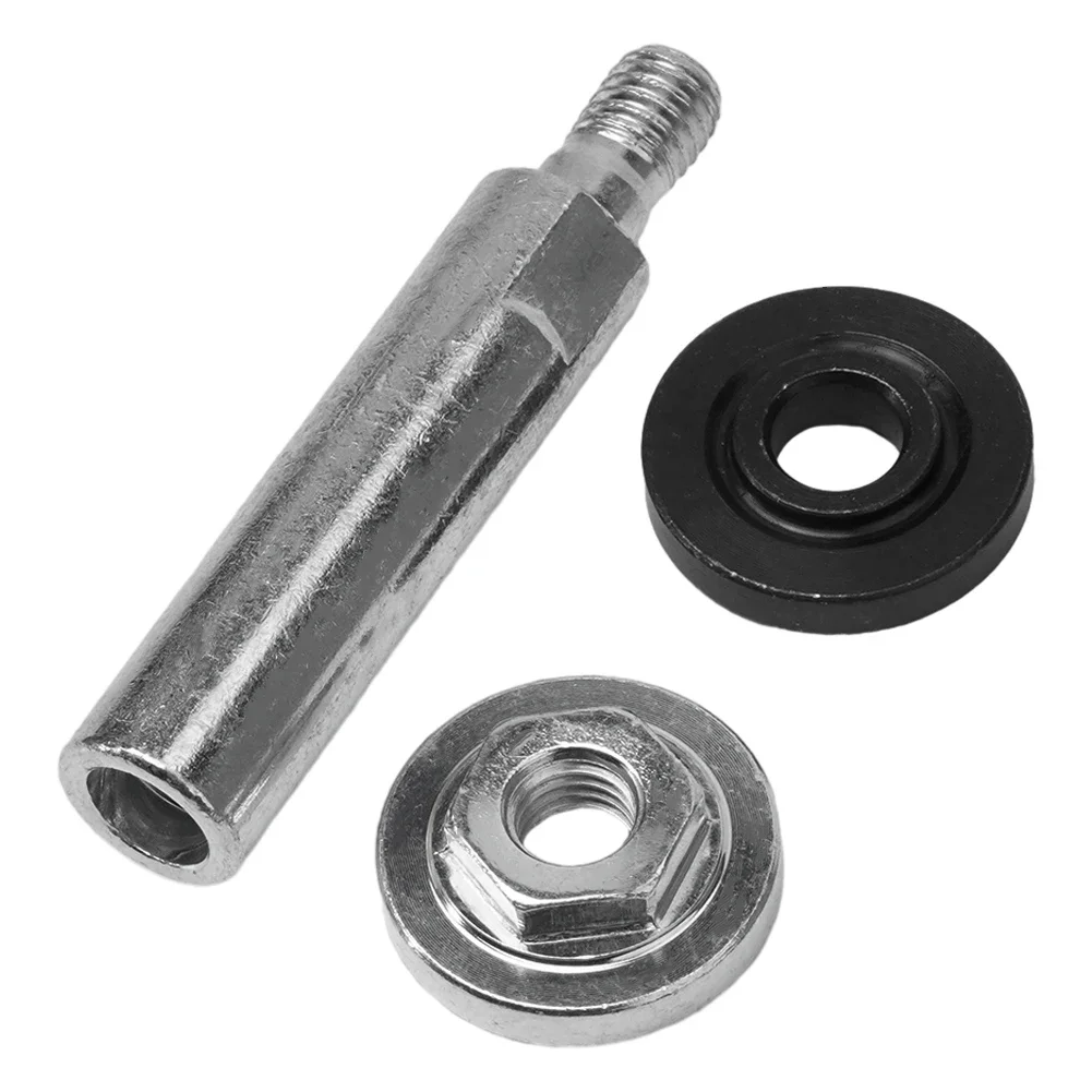 Imagem -04 - Eixo Ângulo Moedor Extensão Biela & Porca Peças Conjunto para Adaptador de Polimento Kit Moagem Cabeças Rodas Disco M10