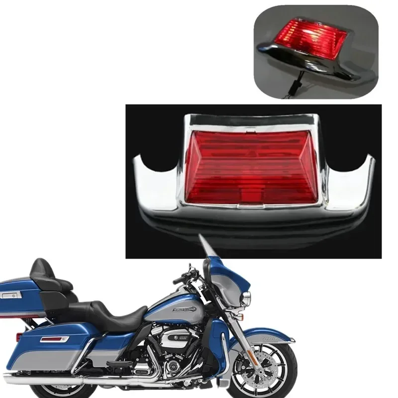 

For Harley Electra Glide Heritage Softail Classic Road King Chrome Motorcycle Parts Acsessories Rear Fender Tip Light
