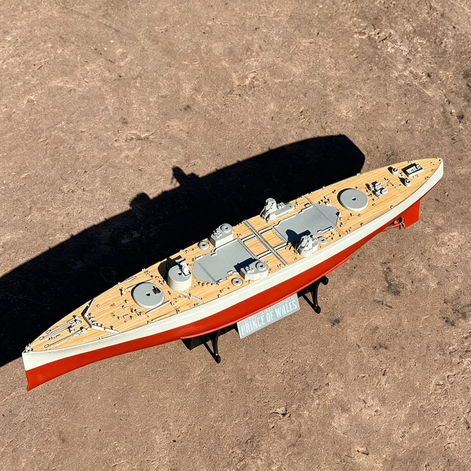 1/350 RC Ships 64cm HMS Prince of Wales Battleship Remote Control Boat Exquisite details RC schiffe Model ship Toy Warship Model