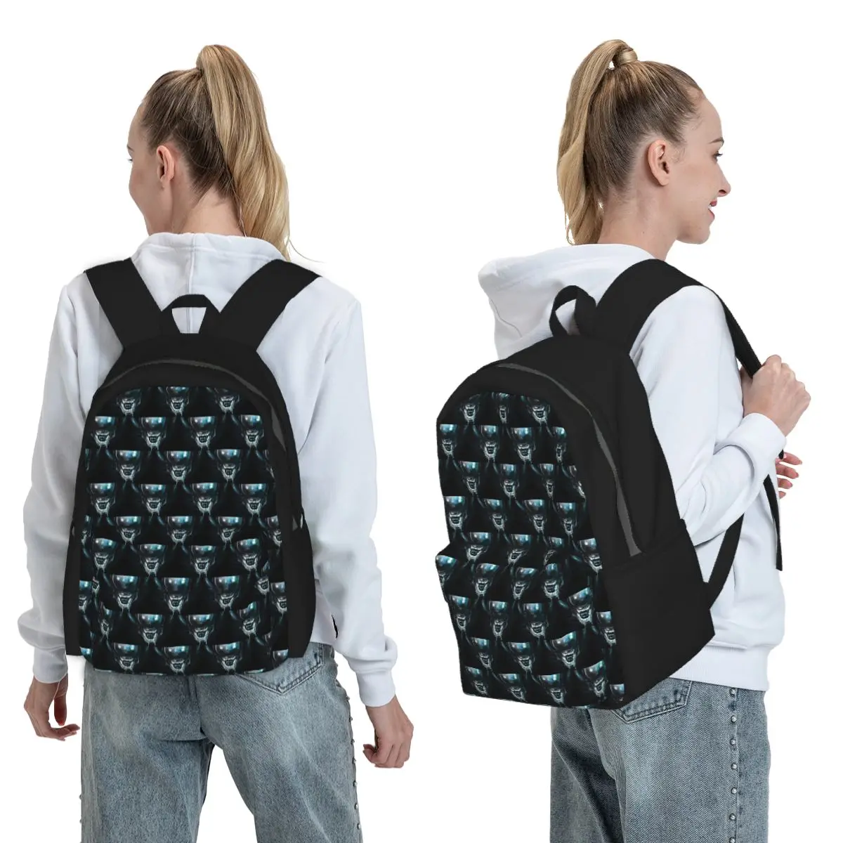 

Xenomorph Alien Backpack Boys Girls BookBag Children School Bag Computer Shoulder Bags for Men Women