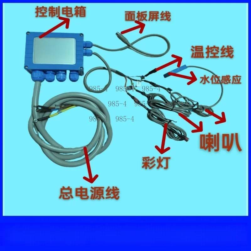 V-209F 220V Massage Bathtub Controller, Round Keypad Simple Control System