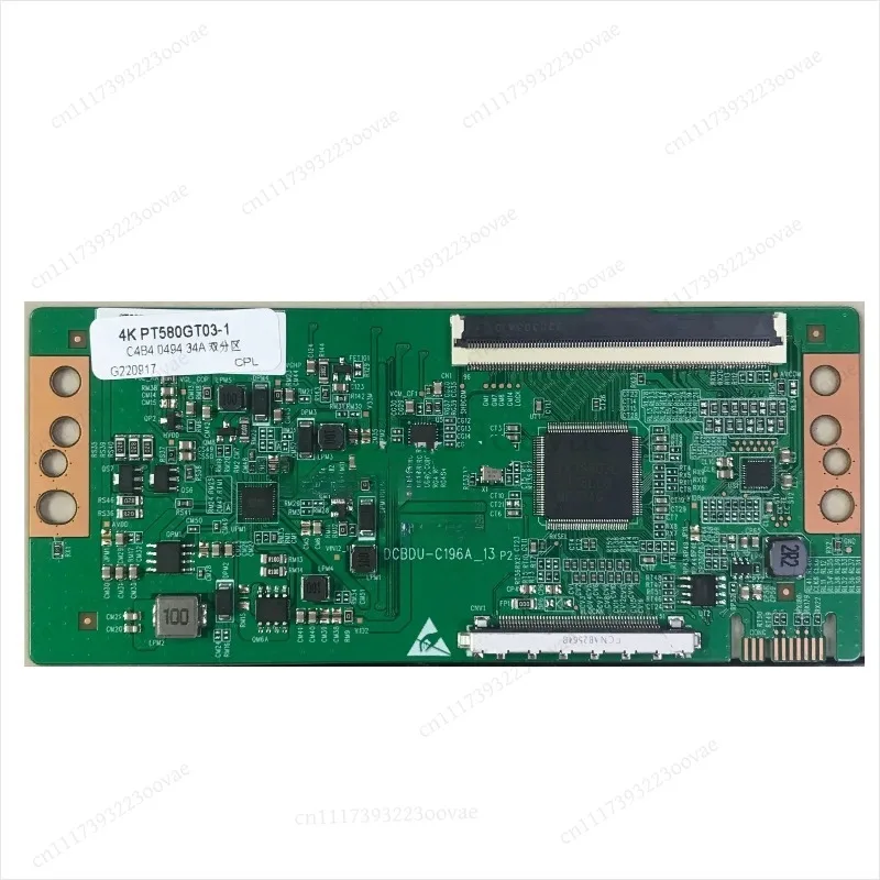 NEW PT580GT03-1 Tcon Board for 2K 4K TV Supports Single Double Partition 96pin Single Port Logic Screen Replacement