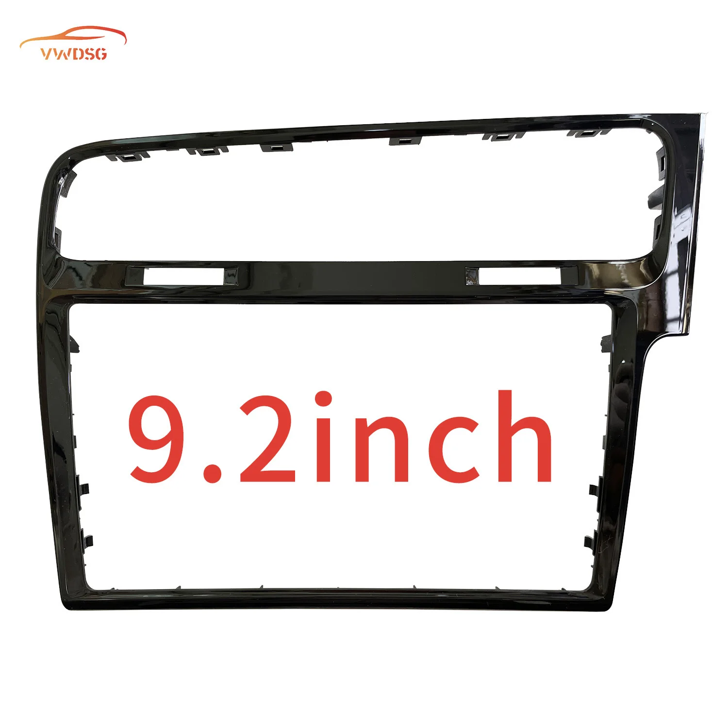 MIB radio navigation screen plastic frame panel trim 5G2819743 5G2 819 743 For Golf MK7 Right wheel drive glass screen 9.2-inch