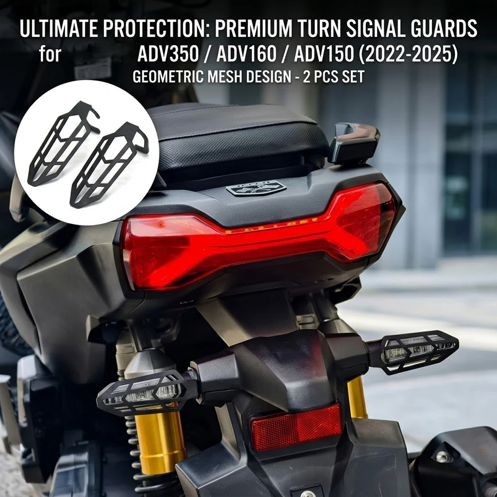 

ADV 350 150 160 2022-2025 Accessories Motorcycle Turn Signal Light Guard Shield Cover Protector For HONDA ADV350 ADV150 ADV160