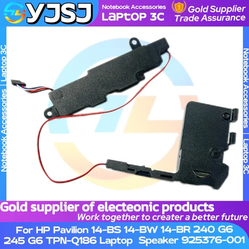 Imagen 2 del producto Para Hp Pavilion 14-BS 14-BW 240 246 G6 TPN-Q186 Q187 Audio incorporado OP1-R/L 925376 -001 3H0P1SATP00 100% Teste NUEVOS altavoces