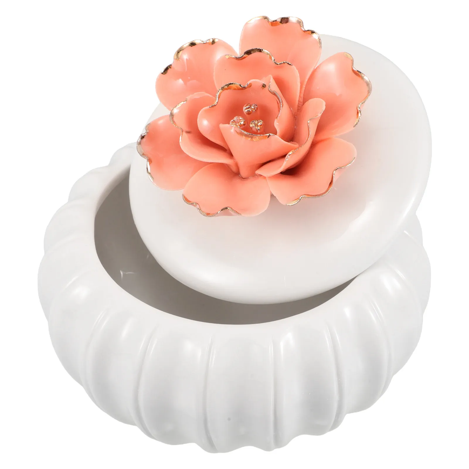 

Nordic Style Ceramic Jewelry Box Handcrafted Storage Jar for Small Accessories Modern Home Decor Display Container Organzier