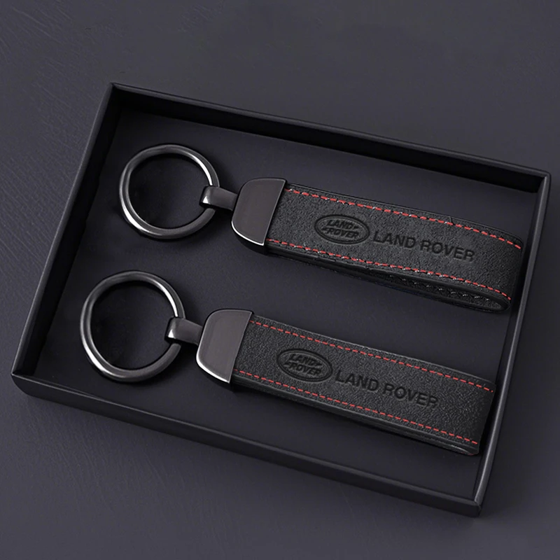 Porte-clés en daim avec LOGO de voiture, pendentif en alliage de zinc, pour Land Rover Range Rover SVR Freelander 2 LF Discovery L319 L462 Range