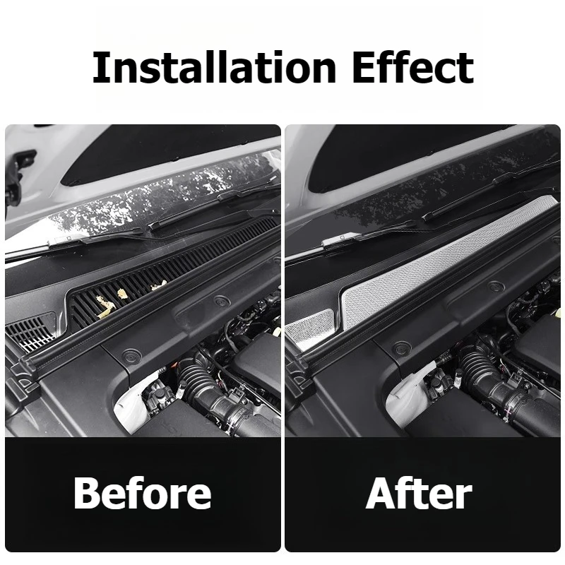 For Leapmotor C10/C16/B10 2025 2026 Car Engine Air Inlet Protective Cover Air Outlet Engine Air Intake Covers Exterior Stickers