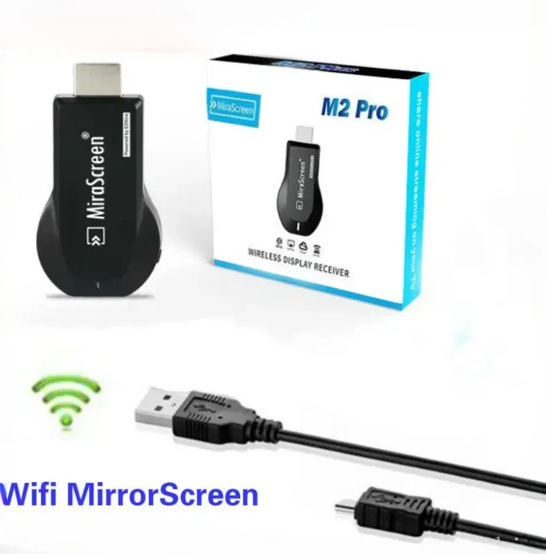 TV スティック 1080P ワイヤレス WiFi ディスプレイ M2 Pro Airplay TV ドングルレシーバー HDMI 互換 DLNA Miracast AnyCast 用