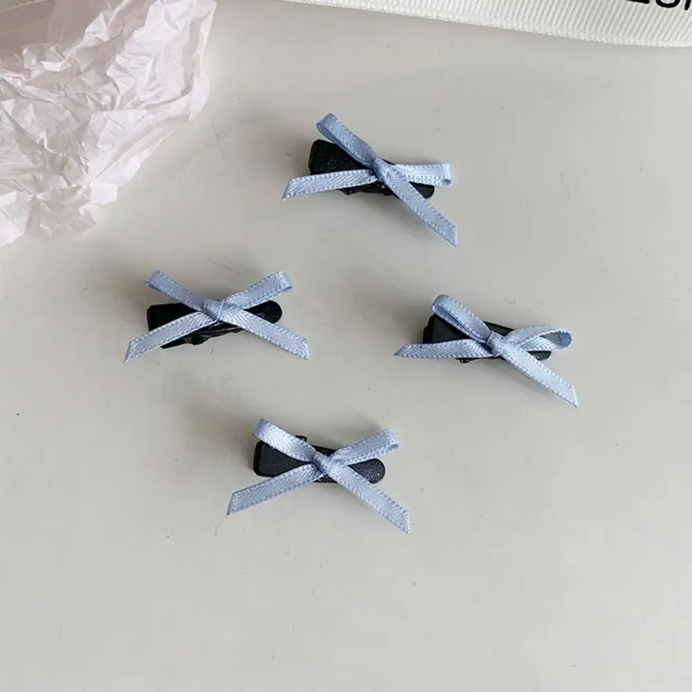 Ballet Mini Bowknot Hair Clips Sweet Ribbon Bow Hairpin Hair Accessories Headwear Fairy Bang Clip Birthday Party Prop
