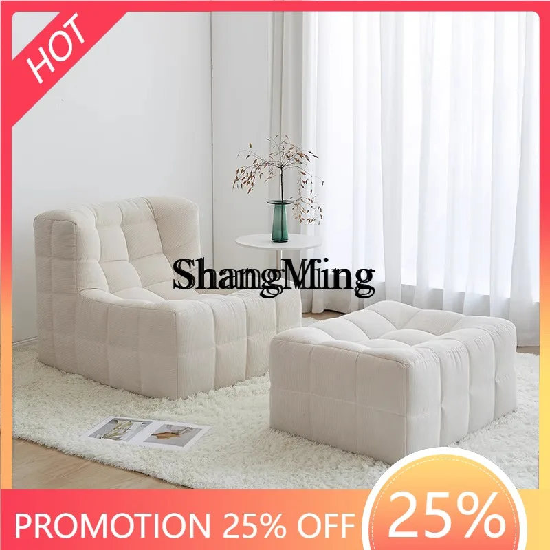 

FG medieval lazy walfuge sofa chair small apartment living room bedroom balcony single leisure chair small apartment recliner