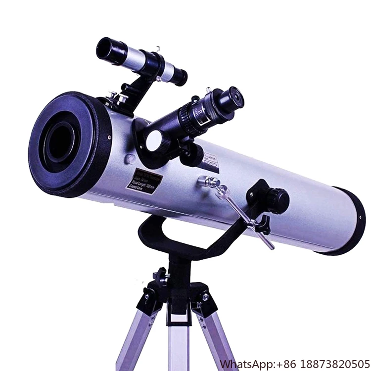 76mm Eyepiece and Moon Filter's Astronomical Reflecting telescope WT76700 with Adjustable tripod